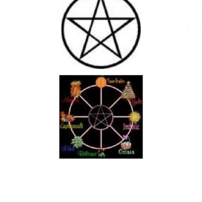 9 roue des saisons et pentagramme