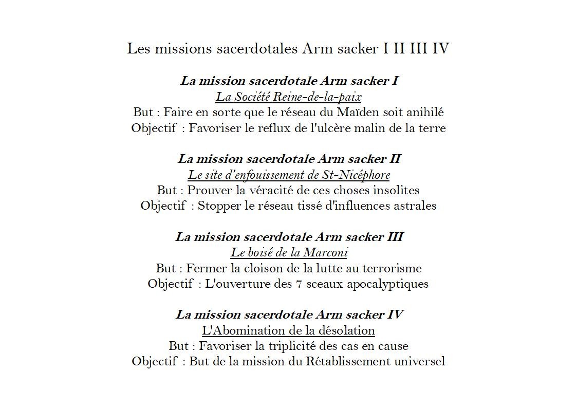 Arm sacker 4 missions