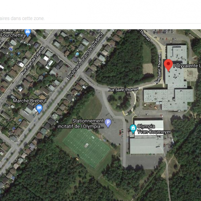 Bla poudriere derriere la polyvalente