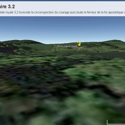 Itineraire a trou sans fond de la grotte et des 3 croix