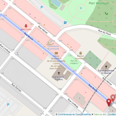 Itineraire rues brock et lowring