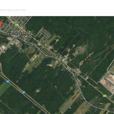 Lieu inculte glissement de terrain