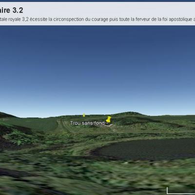 Point de vue sur le haut lieu