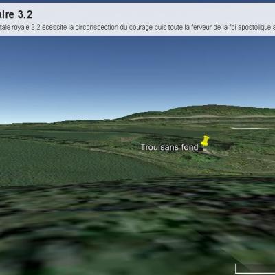 Proche site rituel point de vue de la cabane et du plateau