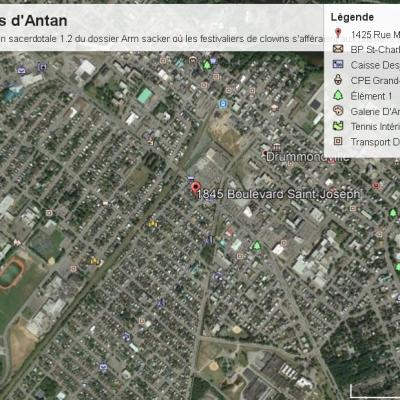 Triangle du reseau maiden a