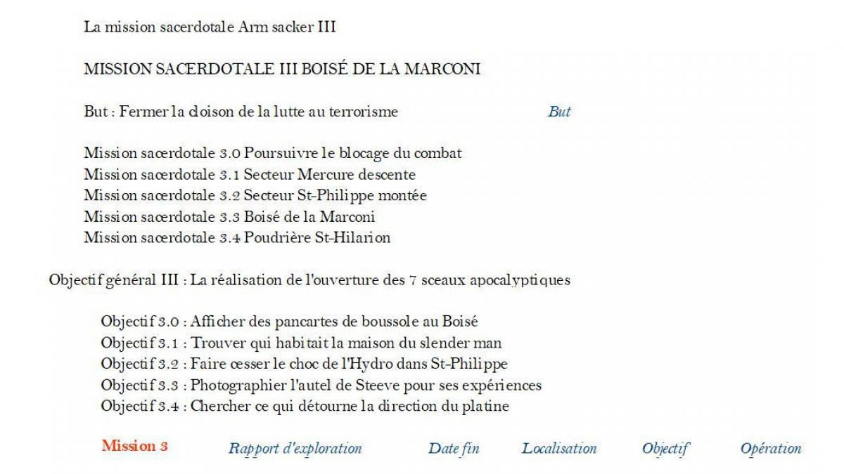 Arm sacker iii mission