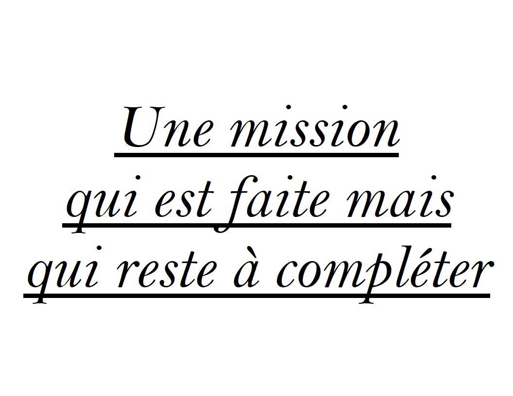 Mission sacerdotale 1