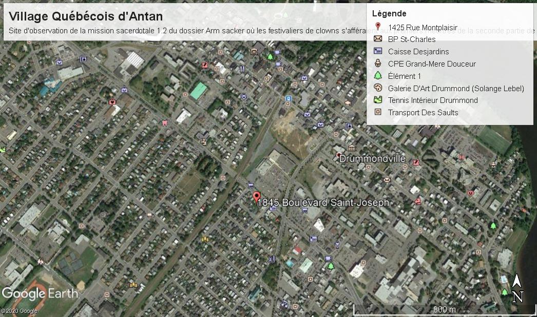 Triangle du reseau maiden d